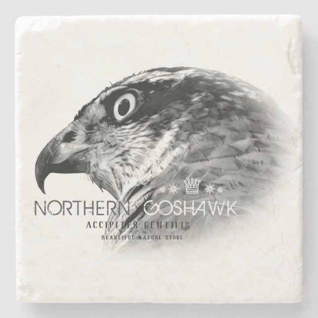 Dessous-de-verre En Pierre Northern Goshawk (Devant)