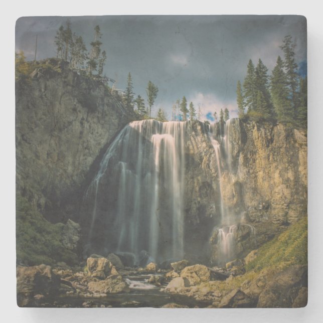 Dessous-de-verre En Pierre Nuages de Mammatocumulus au coucher du soleil (Devant)