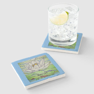 Dessous-de-verre En Pierre Nymphéas