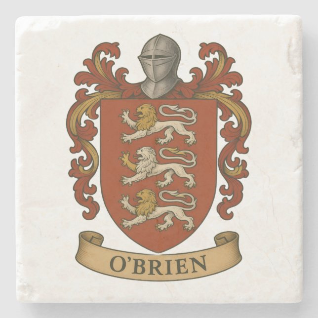 Dessous-de-verre En Pierre O'Brien Family Crest Keychain (Devant)
