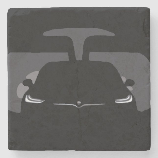 Dessous-de-verre En Pierre Obscurité (Devant)