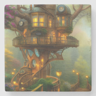 Dessous-de-verre En Pierre Observatoire Steampunk Treehouse