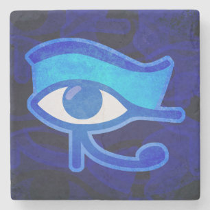 Dessous-de-verre En Pierre OEil bleu