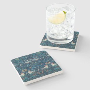 Dessous-de-verre En Pierre Oiseaux (motif floral Vintage) (par William Morris