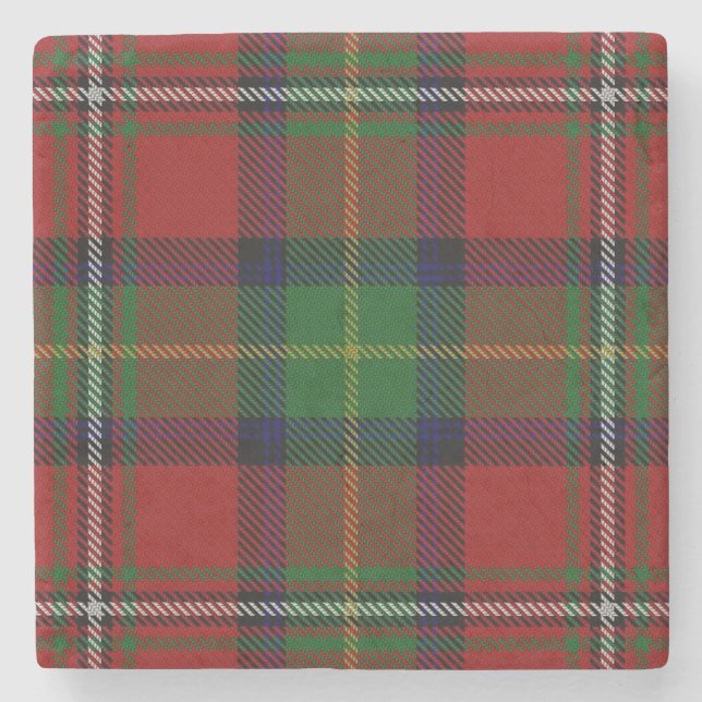 Dessous-de-verre En Pierre Old Scots Tavern Clan Boyd Tartan (Devant)