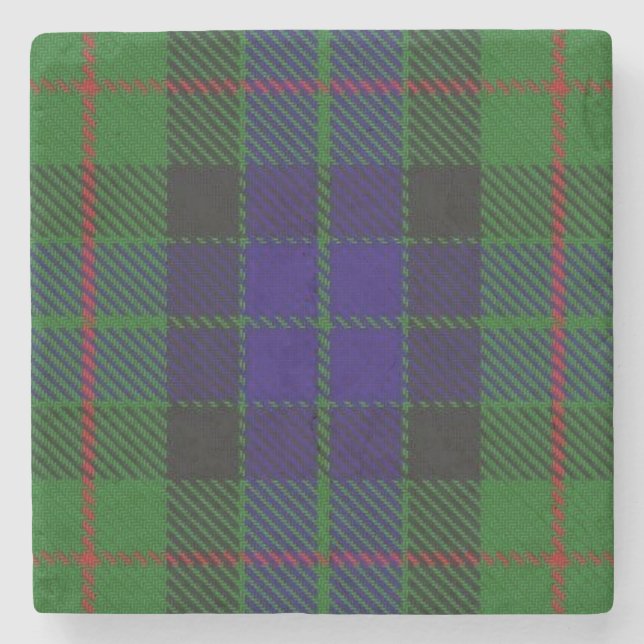 Dessous-de-verre En Pierre Old Scots Tavern Clan Gunn Tartan (Devant)