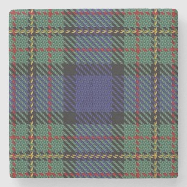 Dessous-de-verre En Pierre Old Scots Tavern Clan MacLaren Tartan (Devant)