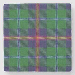 Dessous-de-verre En Pierre Old Scots Tavern Clan Young Tartan