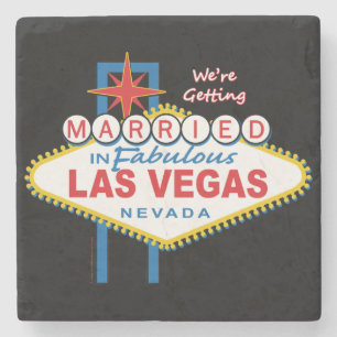Dessous-de-verre En Pierre On se marie à Las Vegas