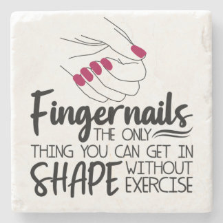 Dessous-de-verre En Pierre Ongles de doigt Citation Nail Technicien Clou A
