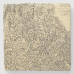 Dessous-de-verre En Pierre Opérations militaires de la campagne d'Atlanta