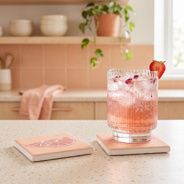 Dessous-de-verre En Pierre Orange (Créateur téléchargé)