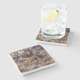 Dessous-de-verre En Pierre Orange Guana Art