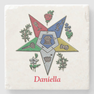 Dessous-de-verre En Pierre Ordre De L'Étoile Orientale