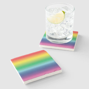 Dessous-de-verre En Pierre orgueil arc-en-ciel couleur lgbt lgbtq