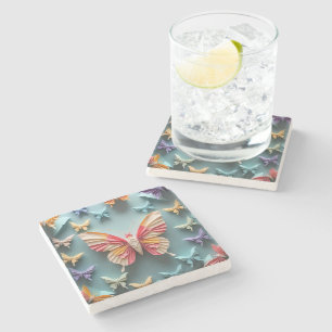 Dessous-de-verre En Pierre Origami papillon