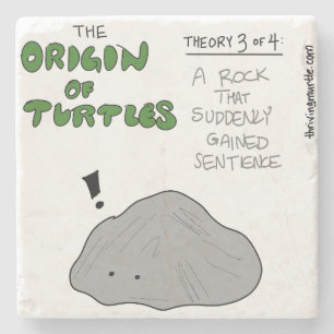 Dessous-de-verre En Pierre Origine de la théorie des tortues 3