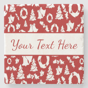 Dessous-de-verre En Pierre Ornements de Noël