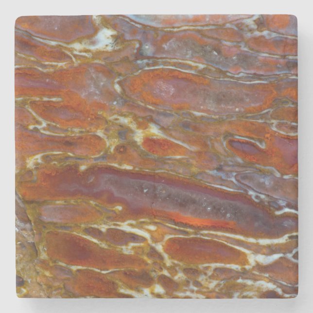 Dessous-de-verre En Pierre Os Petrifié de Dinosaure (Devant)