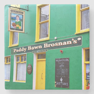 Dessous-de-verre En Pierre Paddy Bawn Brosnan, Dingle Pubs, Pub irlandais