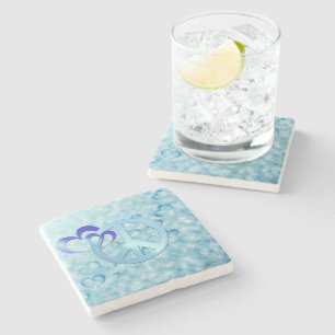 Dessous-de-verre En Pierre Paix Bleue