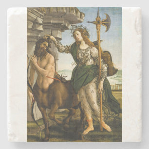 Dessous-de-verre En Pierre Pallas et le Centaure de Sandro Botticelli