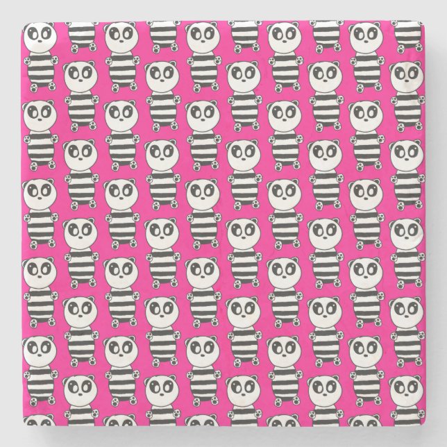 Dessous-de-verre En Pierre Panda Kids (Devant)