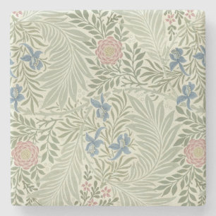 Dessous-de-verre En Pierre Papier peint floral de William Morris Larkspur