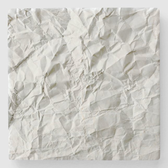 Dessous-de-verre En Pierre Papier ridé drôle (Devant)