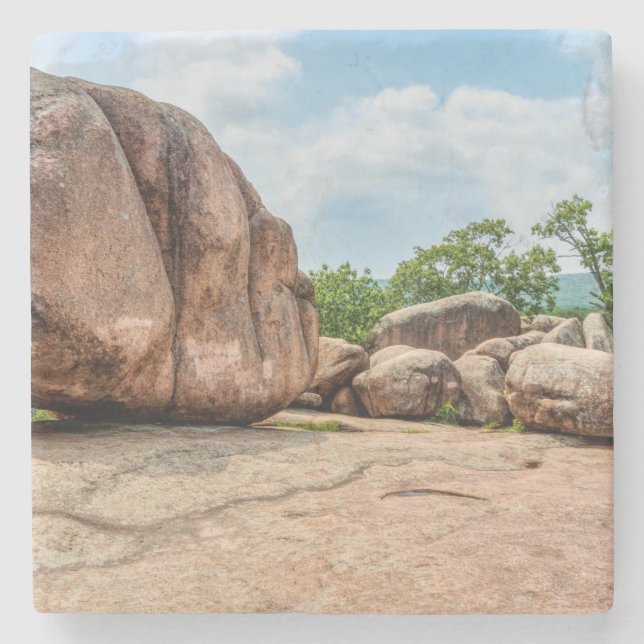 Dessous-de-verre En Pierre Parc d'état Elephant Rocks (Devant)