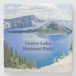 Dessous-de-verre En Pierre Parc national de Crater Lake Dessous de verre souv