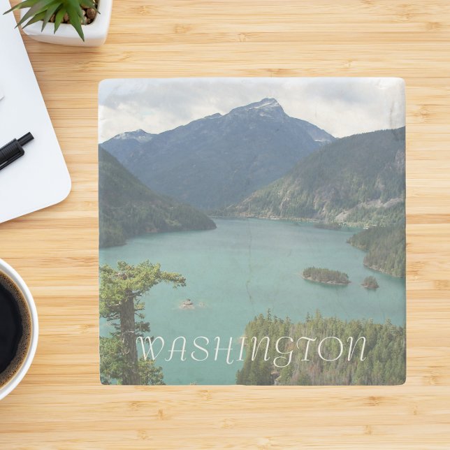 Dessous-de-verre En Pierre Parc national de Washington State North Cascades (In Situ)