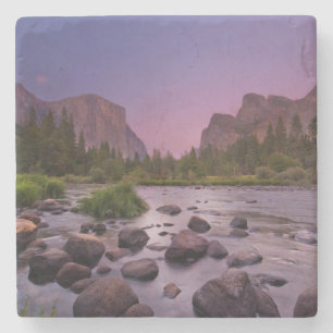 Dessous-de-verre En Pierre Parc national de Yosemite au crépuscule