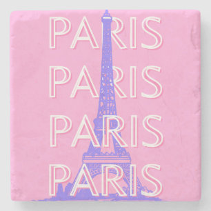 Dessous-de-verre En Pierre Paris Travel Art, Travel Art, Rose