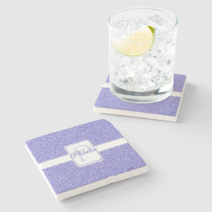 Dessous-de-verre En Pierre Parties scintillant violette Dessous de verre pers