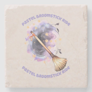 Dessous-de-verre En Pierre Pastel Broomstick