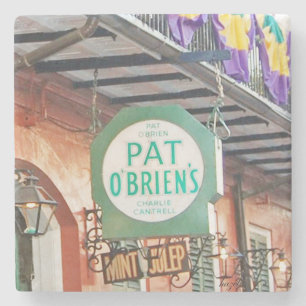 Dessous-de-verre En Pierre Pat O'Briens, dessous de verre de Pat O'Briens, la