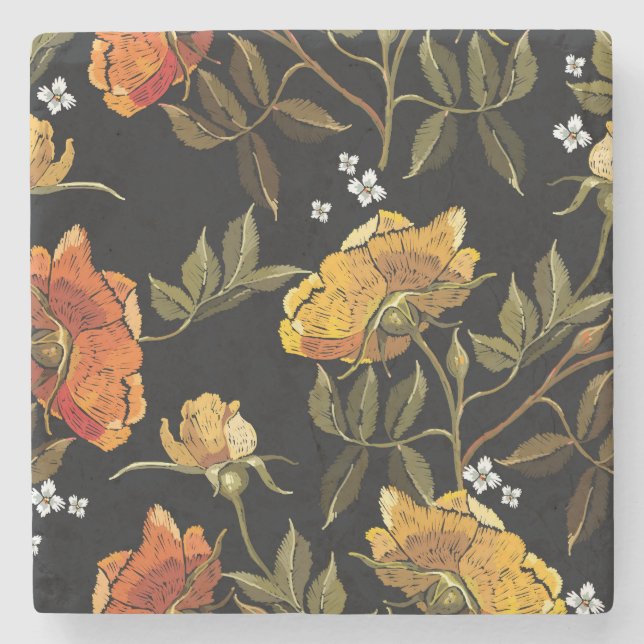 Dessous-de-verre En Pierre Patchwork Gentl : dessin manuel (Devant)