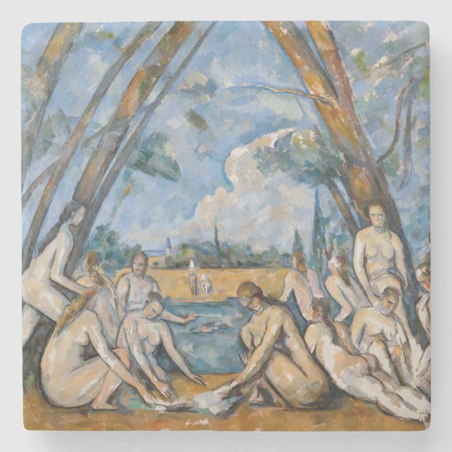 Dessous-de-verre En Pierre Paul Cezanne - Les Grandes Baignoires (Devant)