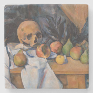 Dessous-de-verre En Pierre Paul Cezanne - Nature morte au crâne