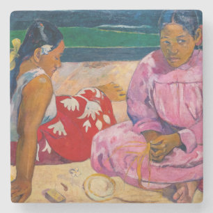 Dessous-de-verre En Pierre Paul Gauguin - Femmes de Tahiti sur la plage