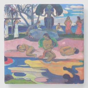 Dessous-de-verre En Pierre Paul Gauguin - Jour de la déesse / Mahana no atua