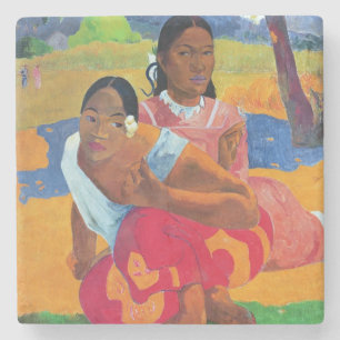 Dessous-de-verre En Pierre Paul Gauguin Nafea Faaipoipo (quand êtes vous