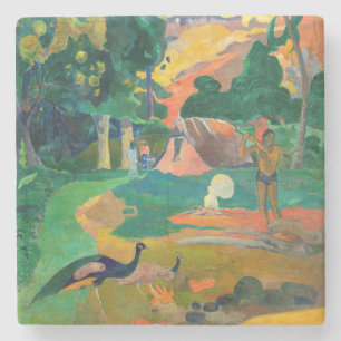 Dessous-de-verre En Pierre Paul Gauguin - Paysage aux paions / Matamoe