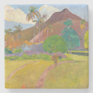 Dessous-de-verre En Pierre Paul Gauguin - Paysage tahitien