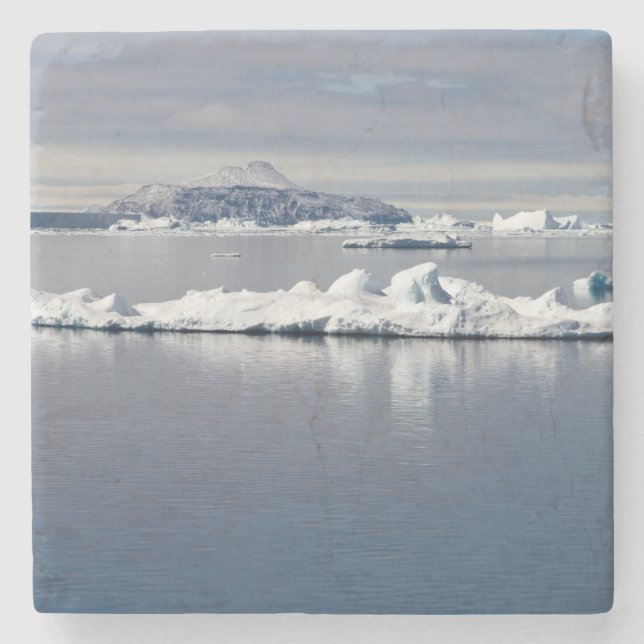 Dessous-de-verre En Pierre Paysage antarctique (Devant)