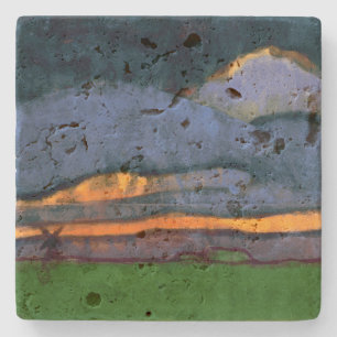 Dessous-de-verre En Pierre Paysage des marais avec moulin   Emil Nolde  