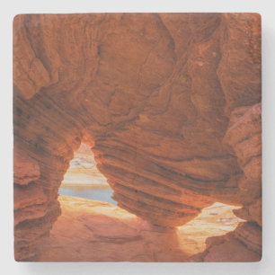 Dessous-de-verre En Pierre Paysage d'une grotte de grès érodé