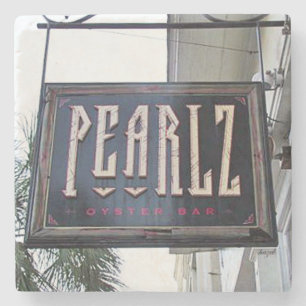Dessous-de-verre En Pierre Pearlz, Charleston, la Caroline du Sud,