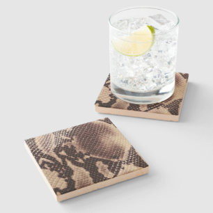 Dessous-de-verre En Pierre Peau de Dessous de verre-Serpent de grès